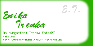 eniko trenka business card